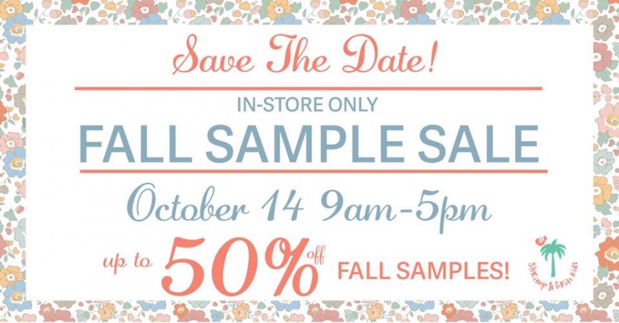 Shrimp and Grits Kids IN-STORE FALL SAMPLE SALE