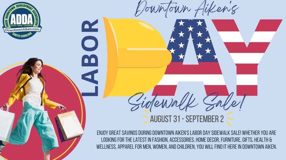 Downtown Aiken Labor Day Sidewalk Sale