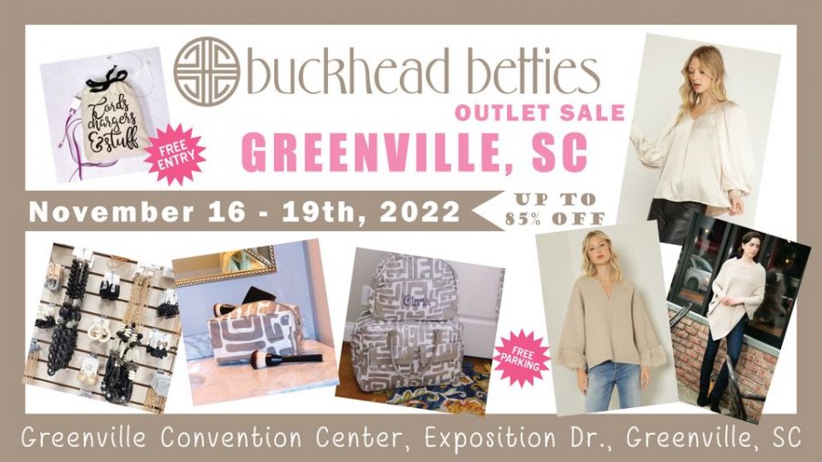 Buckhead Betties Outlet Sale - GREENVILLE, SC 