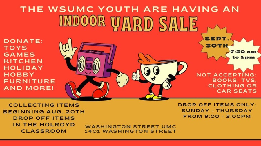 Washington Street United Methodist Church Indoor Yard Sale