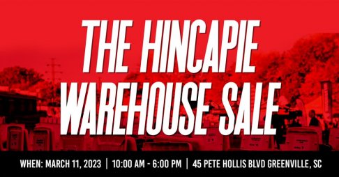Hincapie Warehouse Sale