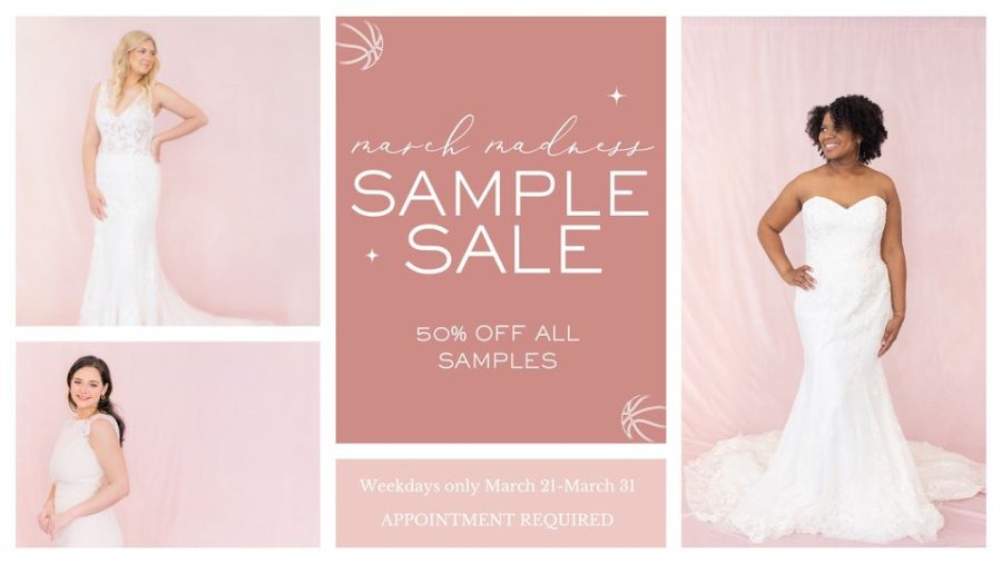 Katharine Marie Weddings March Madness Sample Sale