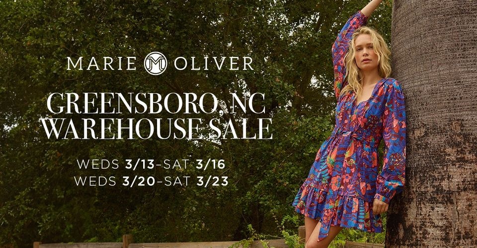 Marie Oliver Warehouse Sale