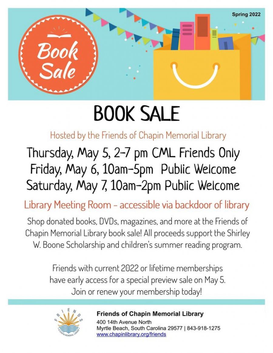 Friends of Chapin Memorial Library Annual Book Sale
