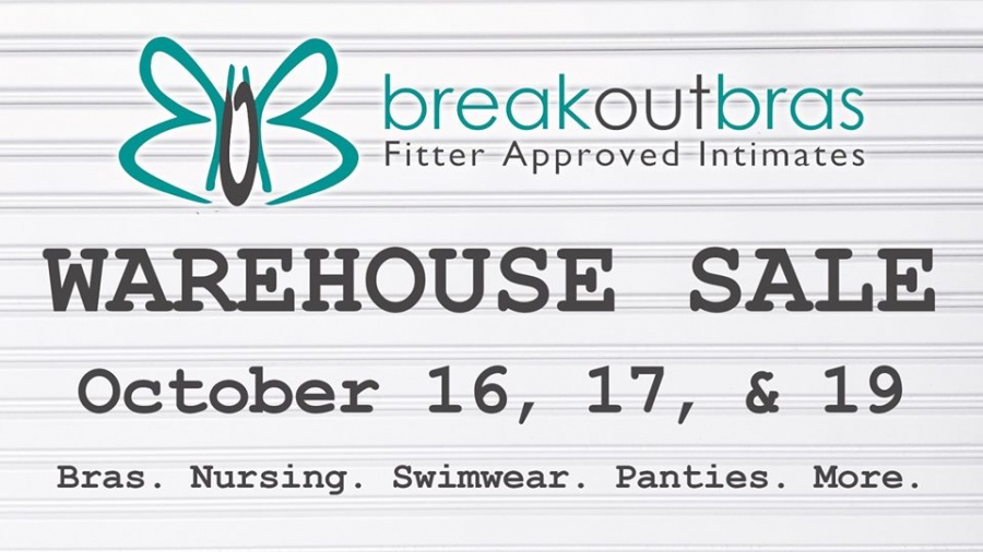 Breakout Bras Warehouse Sale