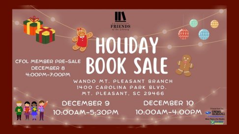 Charleston County Public Library Holiday Book Sale